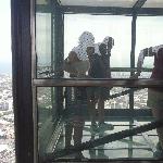 Eureka glass box from 88th floor!!