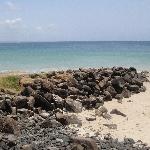 Rocky beach in Byron Bay