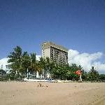 The hotel from the beach