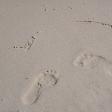 Footprints on Similan Beach