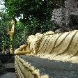 The large reclining Buddha in Luang Prabang, Luang Prabang Laos