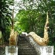 The stairs up Phu Si Hill in Luang Prabang