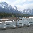 Driving to Lake Louise