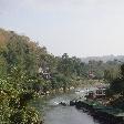 Kanchanaburi Thailand Panoramic pictyre River Kwai