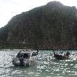Ko Phi Phi Don Thailand Longtail boats on Ko Phi Phi