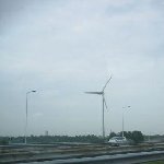 Amsterdam Netherlands Modern Dutch wind mills!