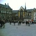 The Dutch Royal Palace on Dam Square, The Netherlands.