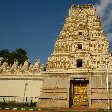 Mysore India The golden door entrance of the Sri Bhuvaneswari temple in Mysore.