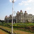 Mysore India Golden chapels of the Mysore Palace.