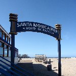 Santa Monica Beach Holiday United States Photographs