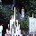 The grotto of the Lady of Lourdes France