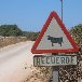 Road signs on Minorca Spain