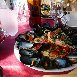 A great plate with spaghetti con cozze. Italy