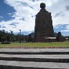 Mitad del mundo monument in Ecuador Ecuador