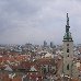 Panoramic photos of Bratislava with the St. Martin Cathedral Slovakia Europe